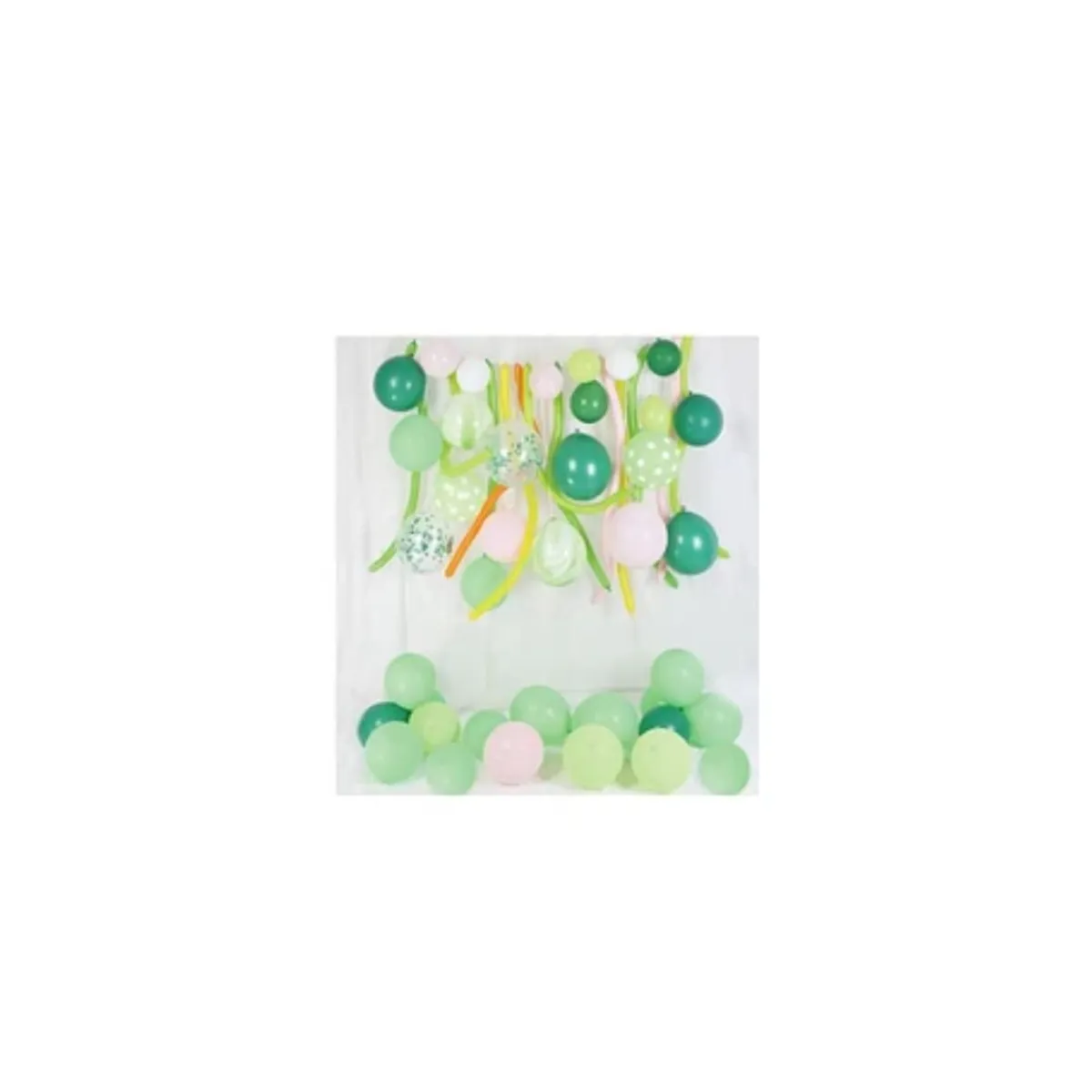 GENERICO - Set De Globos Color Verde 51pcs