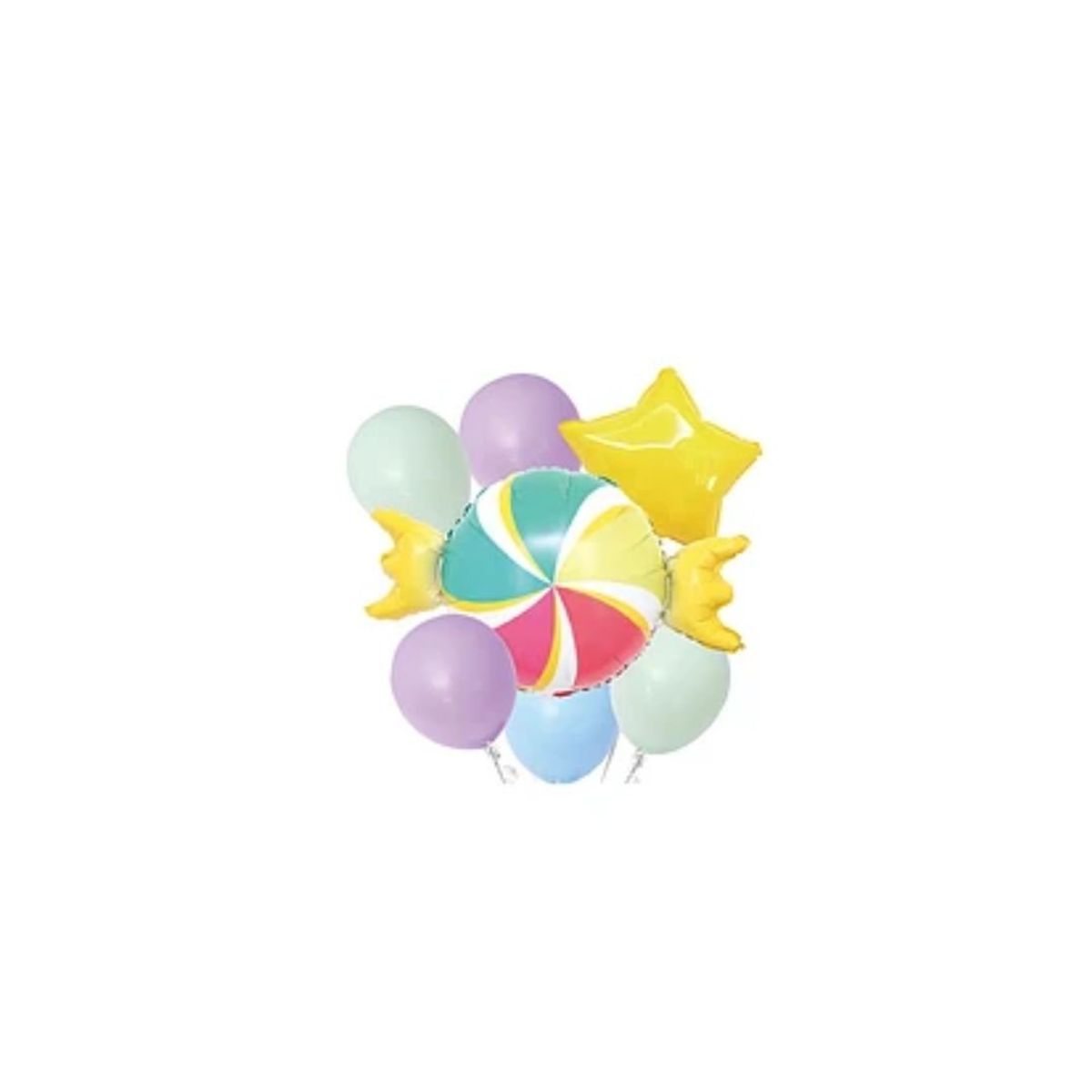 GENERICO - Set De Globos Candy 7pcs