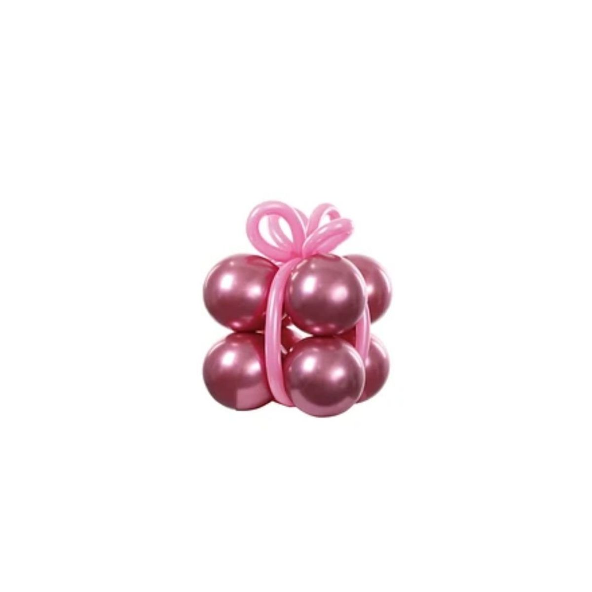 GENERICO - Set De Globos De Látex Color Rosa 12pcs