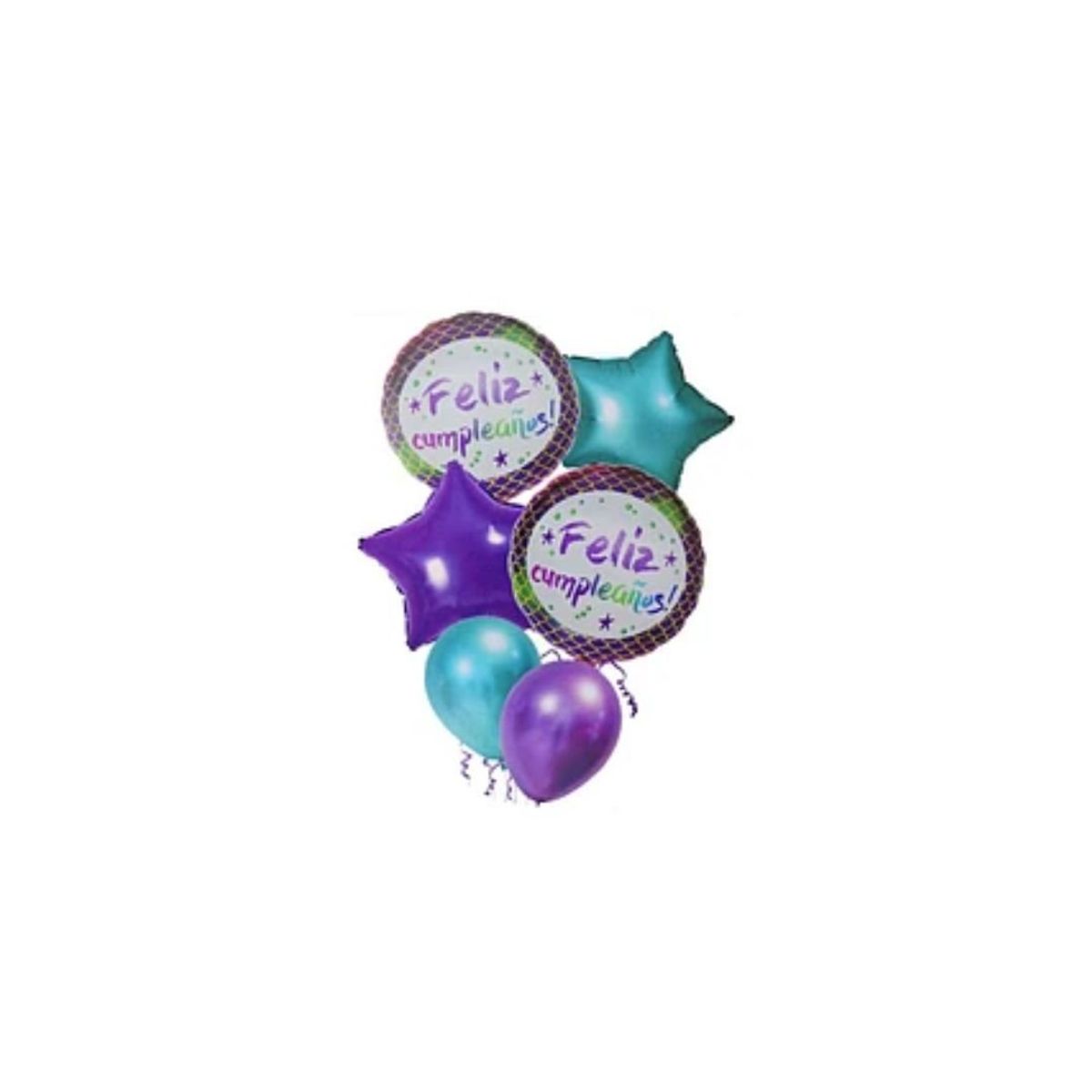 GENERICO - Set De Globos Feliz Cumpleaños