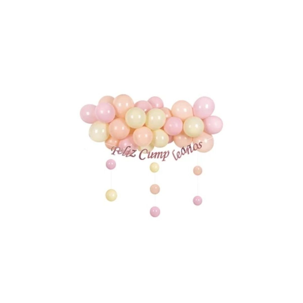 GENERICO - Set De Globos De Látex Rosa 36pcs