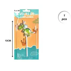 GENERICO - Velas De Cumpleaños Dinosaurio