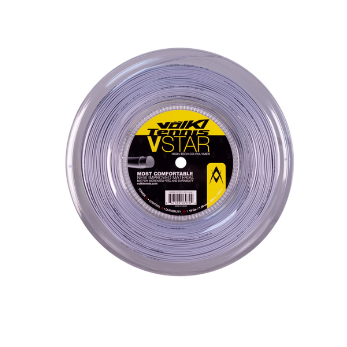 VOLKL - Cuerda Tenis V-Star Plateada 125 mm Reel Völkl