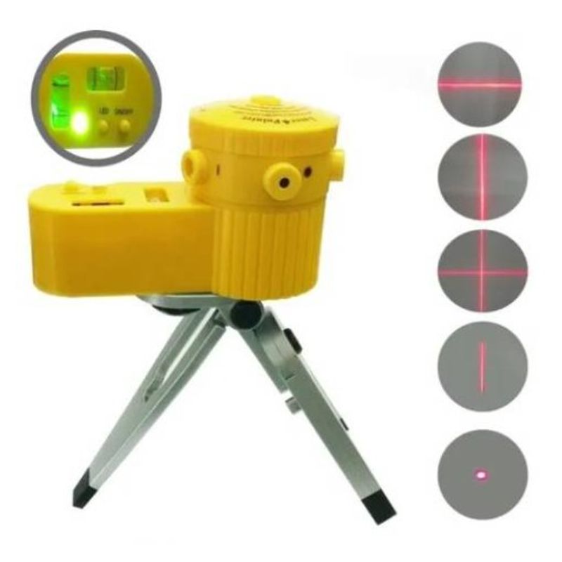 GENERICO - Nivel Laser Mltifuncional 5 Líneas Incluye Tripode