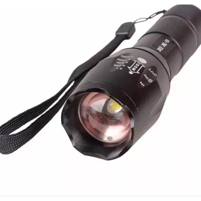 GENERICO - Linterna Tactica Recargable Zoom T6 6000 Lm