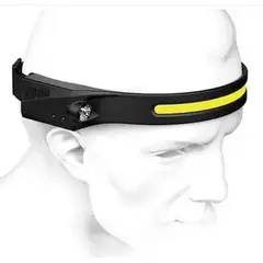 GENERICO - Linterna Frontal Con Sensor Recargable Foco Cabeza Minero