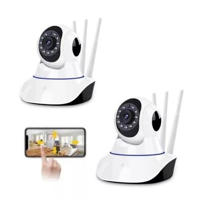 Imagen 2 del producto Pack X2 Camaras Interior Ip Wifi Hd Vision Nocturna Seguridad 360°