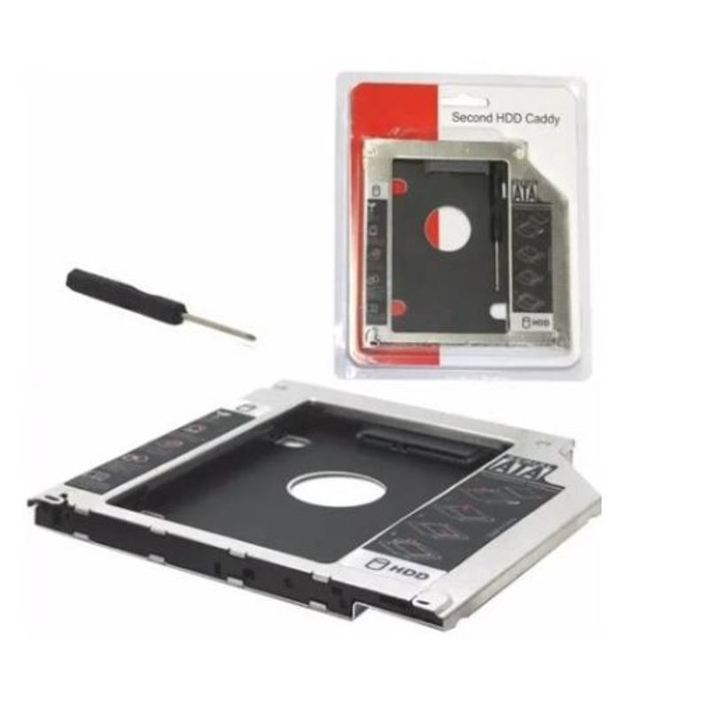 GENERICO - Caddy Adaptador 127mm Notebook Sata Hdd Ssd