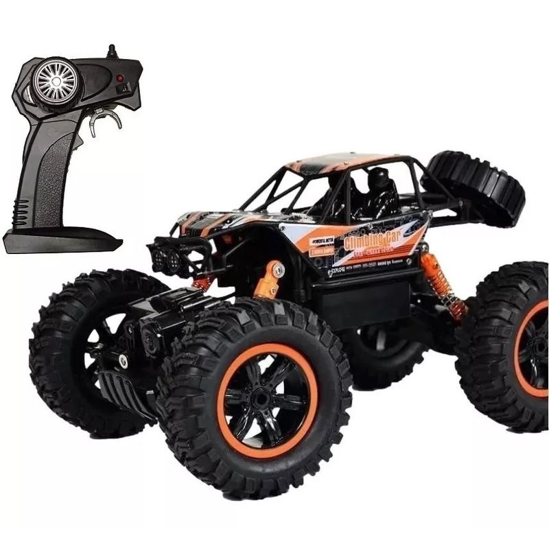 BESTOYS - Auto Control Remoto 4x4, Crawler 2.4 Ghz Naranja