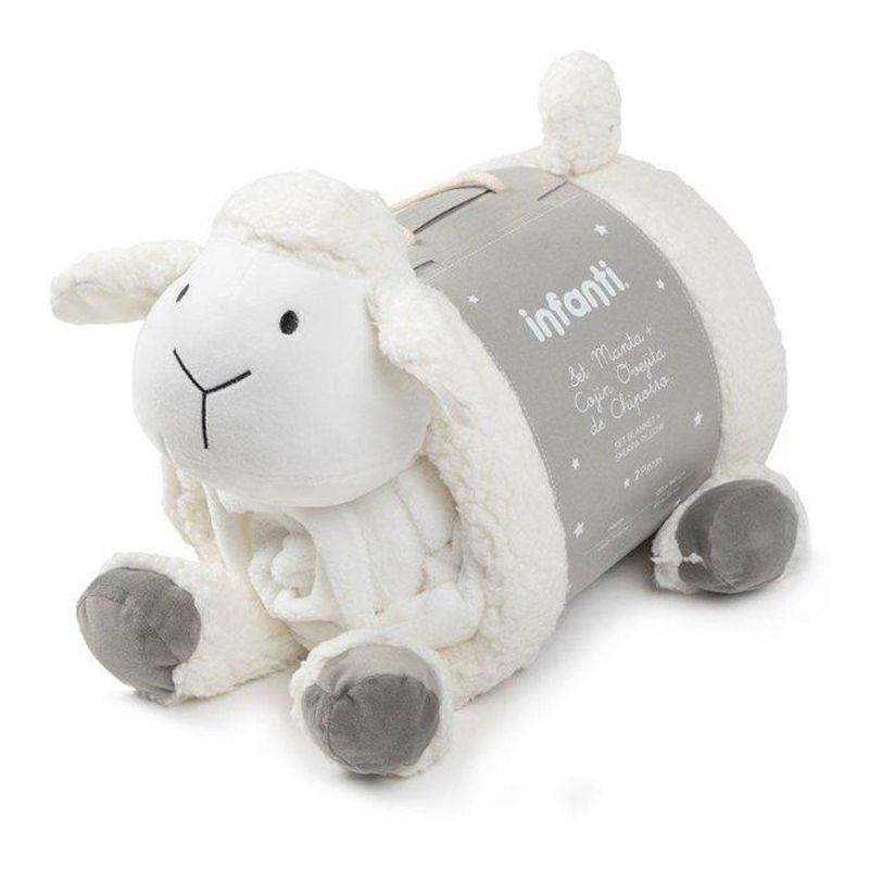 INFANTI - Manta de Apego Sherpa Infanti Oveja 130x160cm