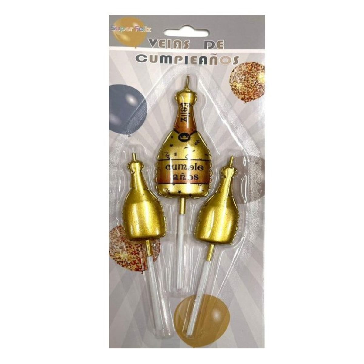 GENERICO - Velas De Cumpleaños Botellas