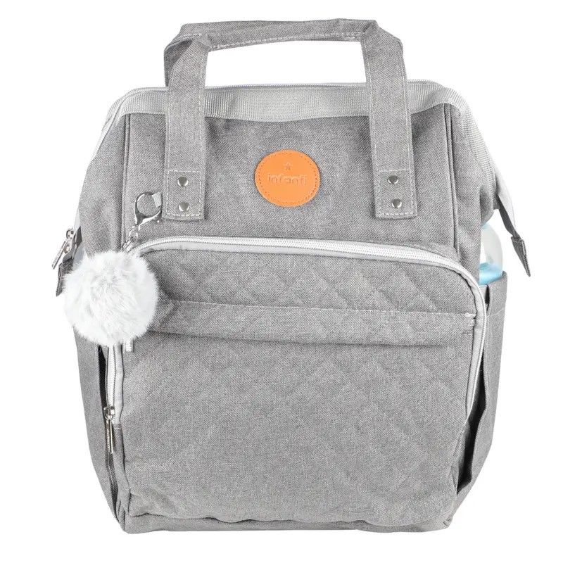 INFANTI - Mochila Pañalera Maternal Infanti Open Gris