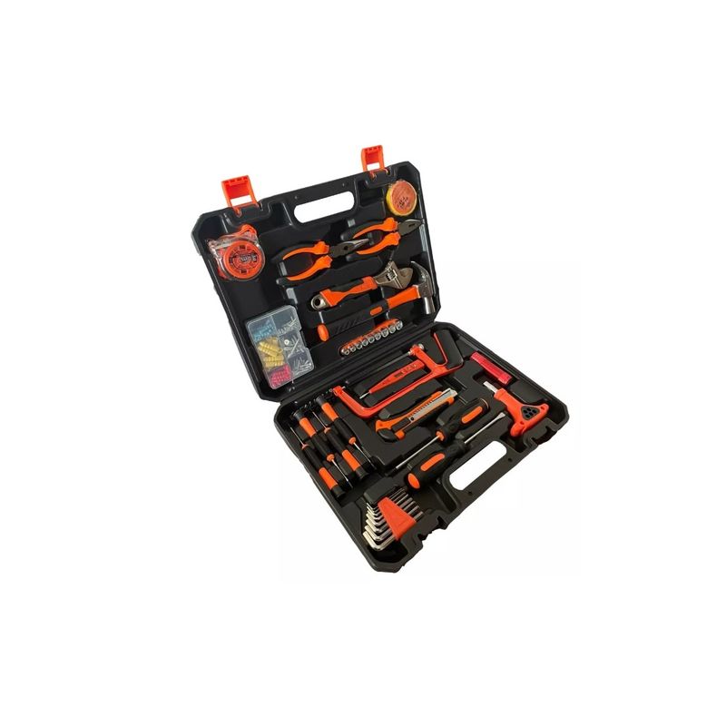 GENERICO - Kit 150 Piezas Herramientas Manuales - Maletín Portátil