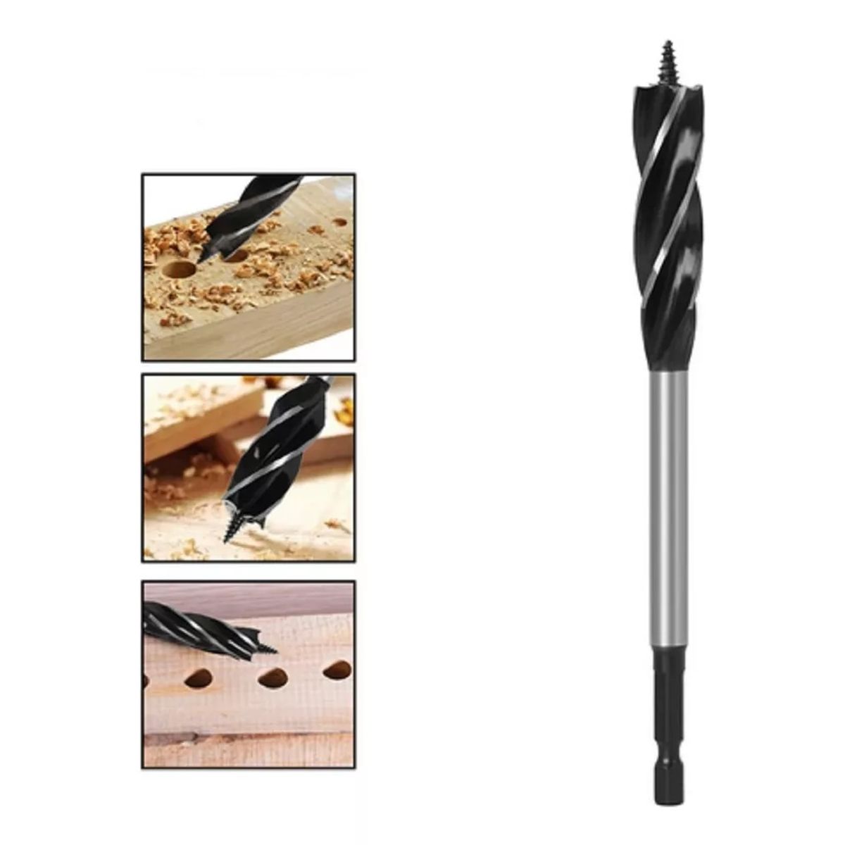 GENERICO - Broca Madera Vigas Helicoidal Vástago Taladro 1 pcs 30 mm