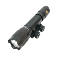 GENERICO - Linterna Led Con Soporte Para Riel 22mm Caza Deportiva