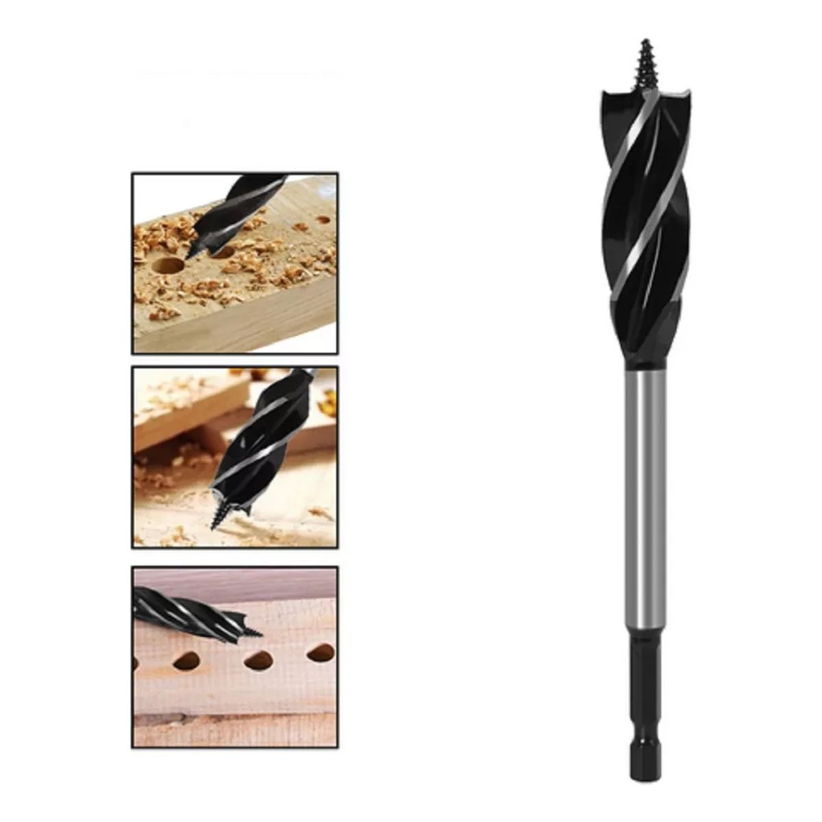 GENERICO - Broca Madera Vigas Helicoidal Vástago Taladro 1 pcs 32 mm