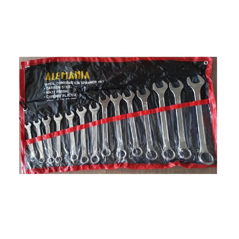 GENERICO - Set Juego Pack De Llaves Punta Corona 8mm A 24mm Acero