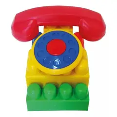 GENERICO - Juguete Teléfono Didáctico 8 Piezas Roroplast