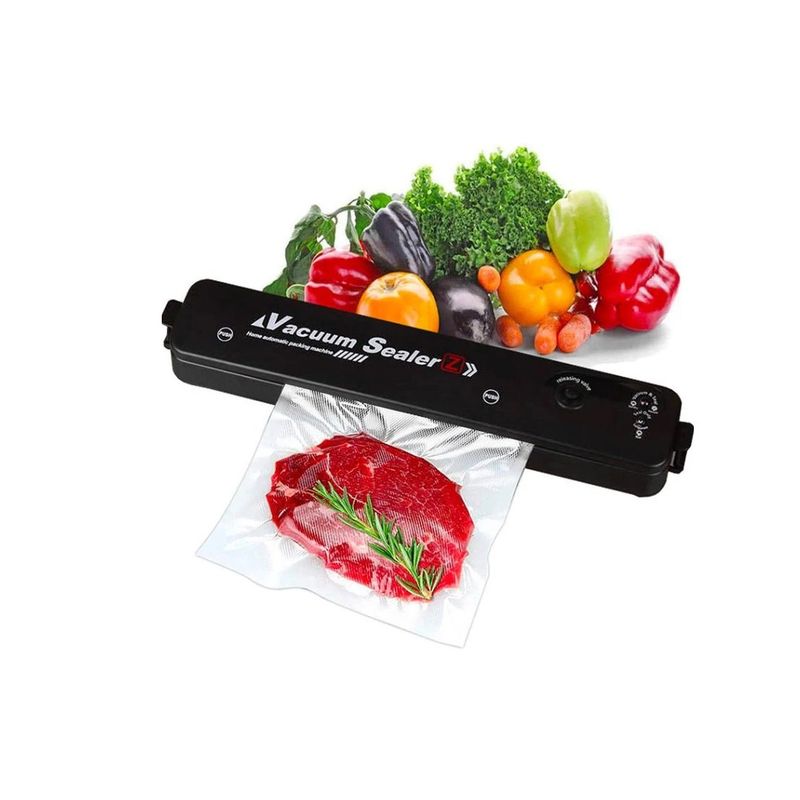 GENERICO - Maquina Selladora Al Vacio Para Alimentos Con Bolsas Black