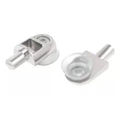 GENERICO - Soporte Repisa Mueble Ventosa Vidrio Embutido 10 Piezas