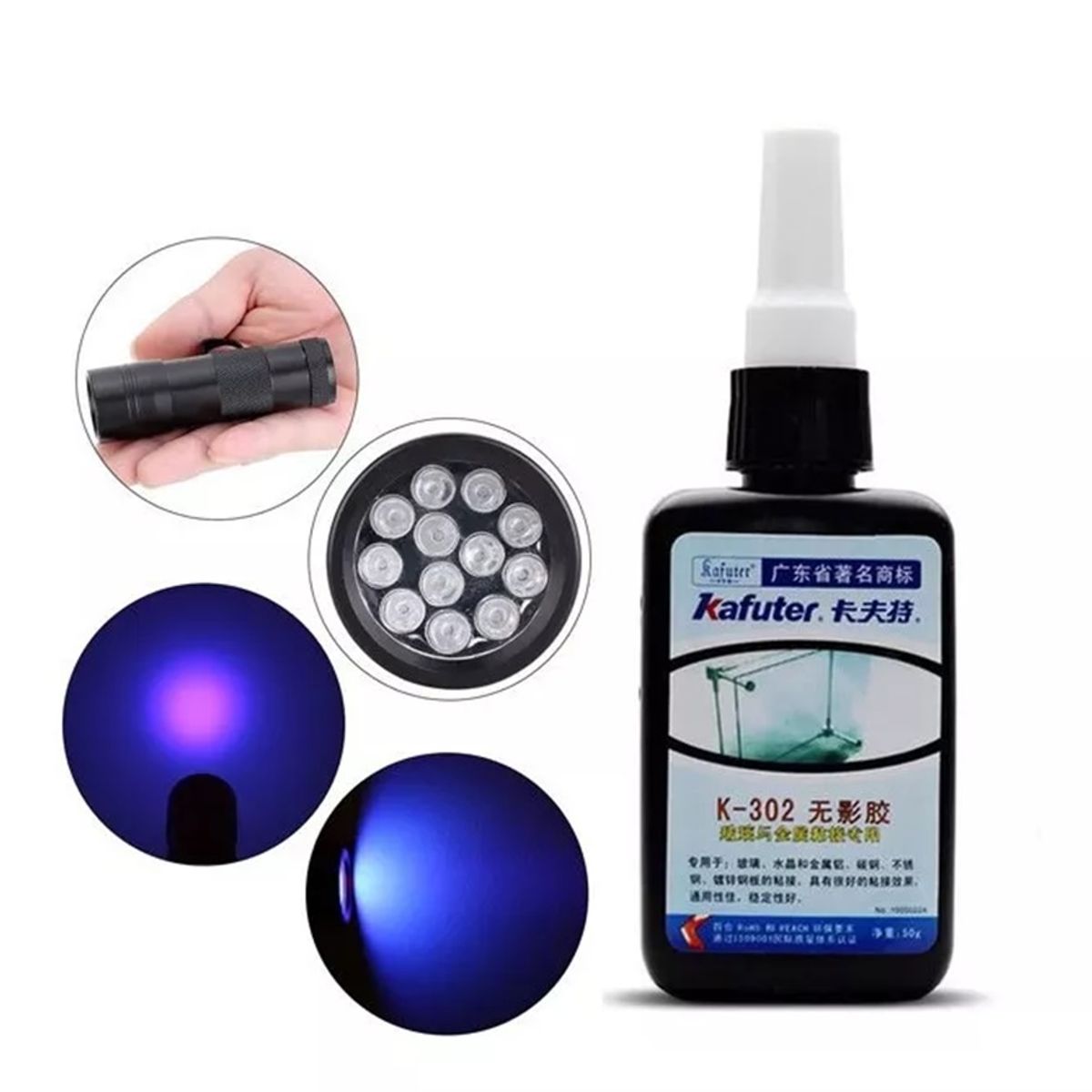 LOCTITE - Pegamento Uv Adhesivo Para Cristal Con Metal, Aluminio 50 ml