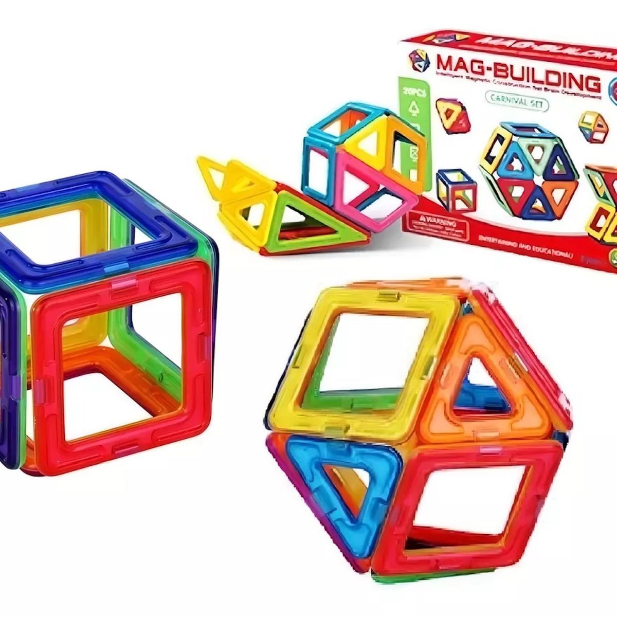 GENERICO - Juego Set De Bloques Magnético 28 Piezas