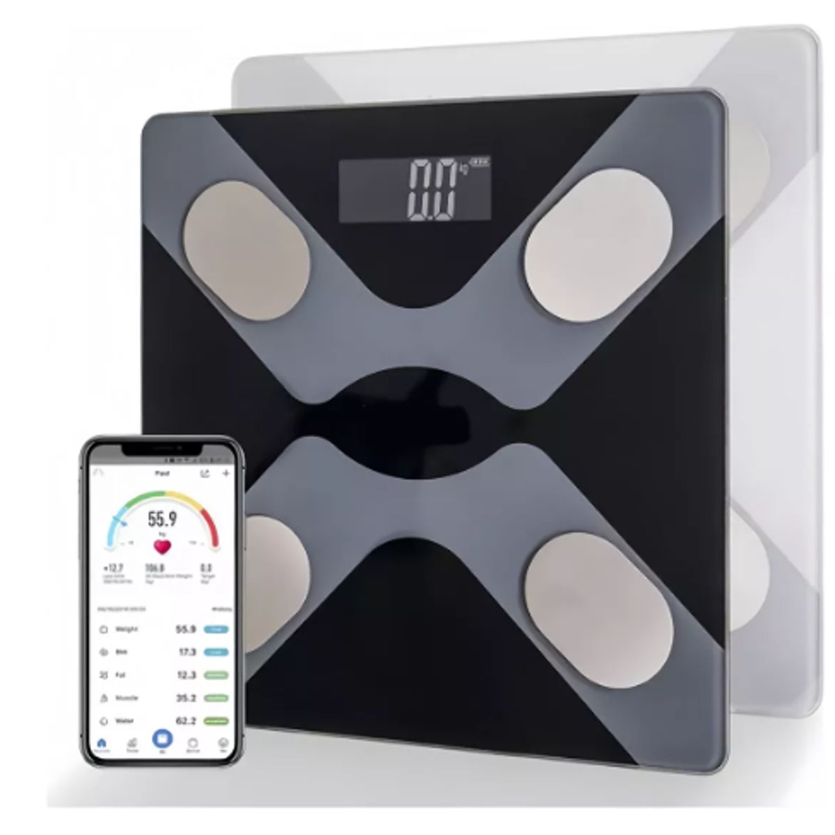 GENERICO - Balanza Pesa Digital Inteligente Bluetooth Smart App