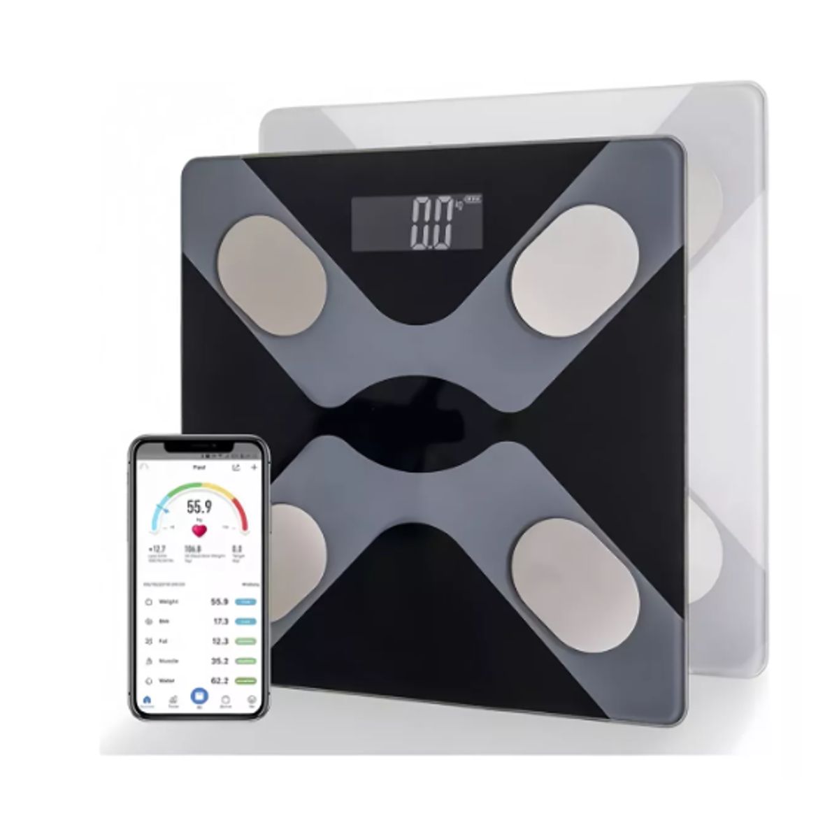 GENERICO - Balanza Pesa Digital Inteligente Bluetooth Smart App