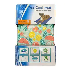 GENERICO - Manta Gel Frío Mascotas Talla XL 96x81 Cm Para Perro Gatos