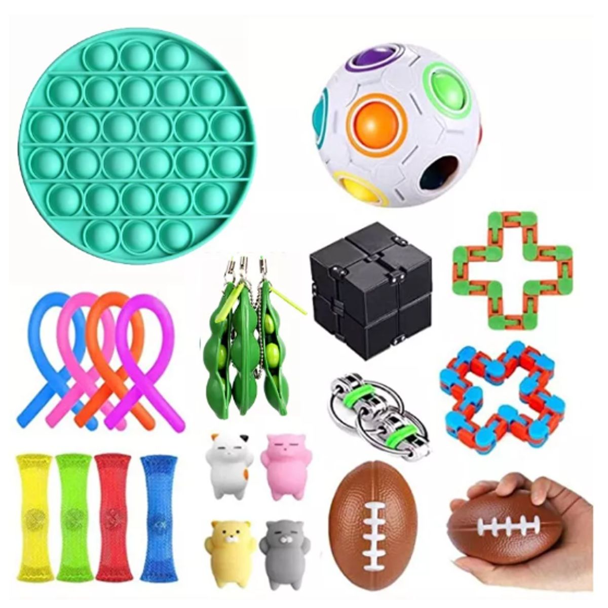 GENERICO - 24 Piezas Fidget Juguetes Anti Estrés Juego De Juguetes