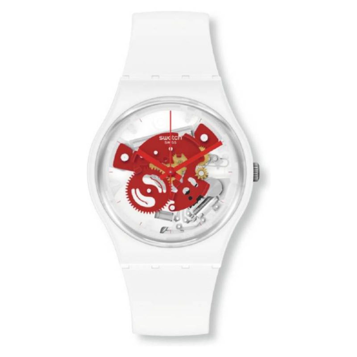 SWATCH - Reloj Mujer Swatch So31w104 Time To Red