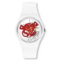 SWATCH - Reloj Mujer So31w104 Time To Red