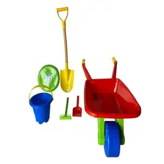 GENERICO - Carretilla Playera Infantil con Accesorios para Arena 25o1