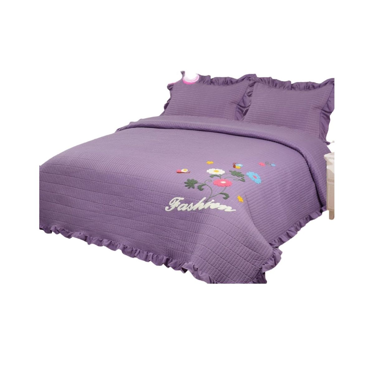 GENERICO - Cubrecama Quilt 2 Plazas - Primavera Verano B6