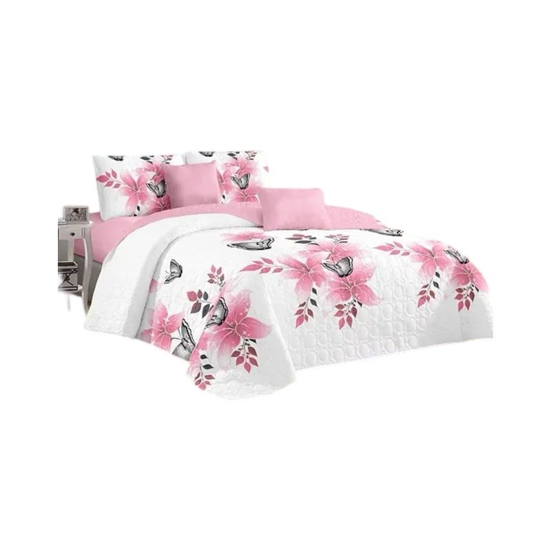 GENERICO - Cubrecama Quilt 2 Plazas Verano - Ligero y Suave E9