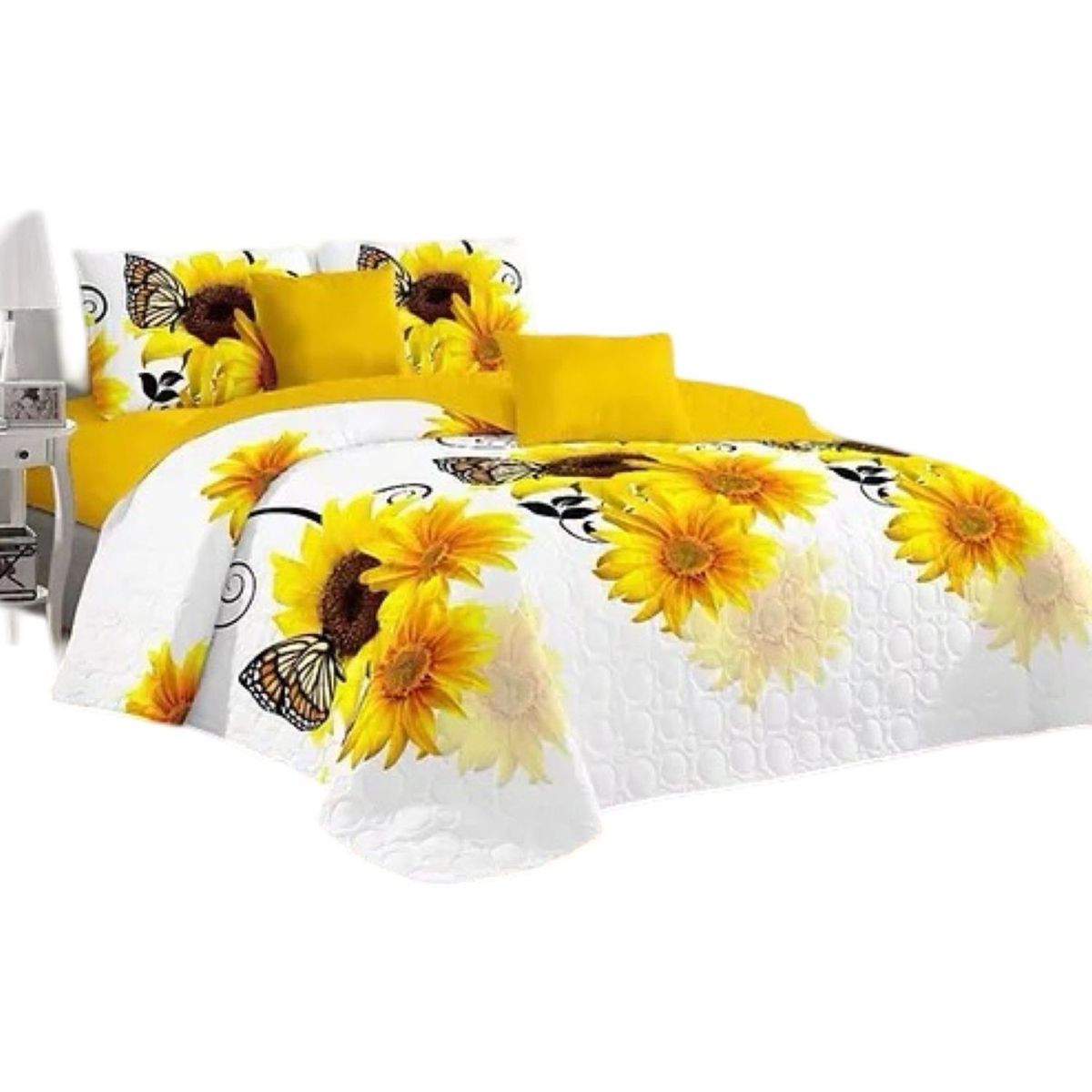 GENERICO - Cubrecama Quilt 2 Plazas Verano - Ligero y Suave E10