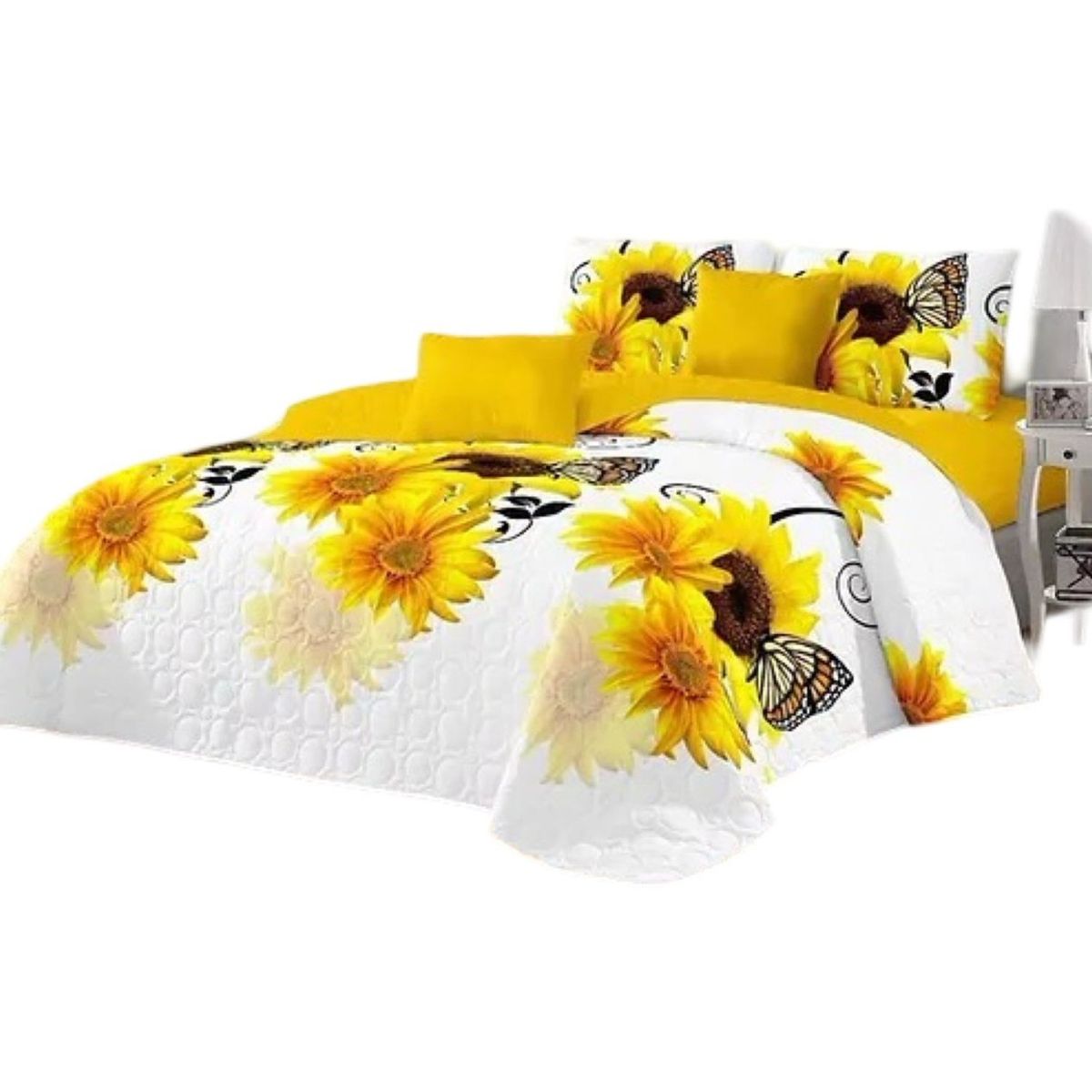 GENERICO - Cubrecama Quilt 2 Plazas Verano - Ligero y Suave E10