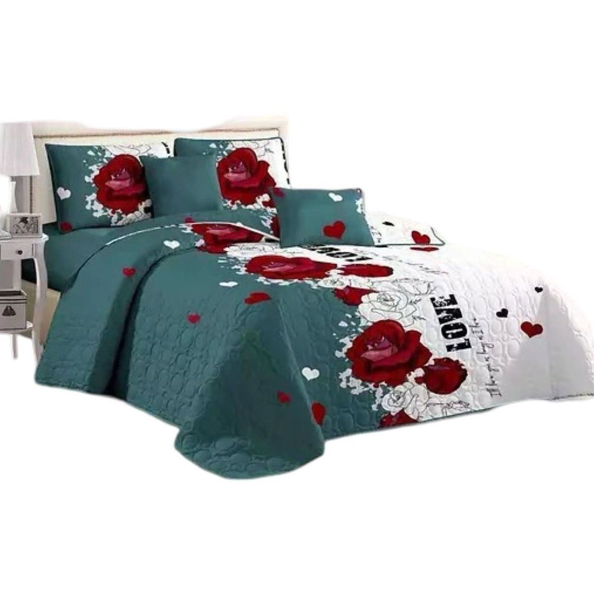 GENERICO - Cubrecama Quilt 2 Plazas Verano - Ligero y Suave E18