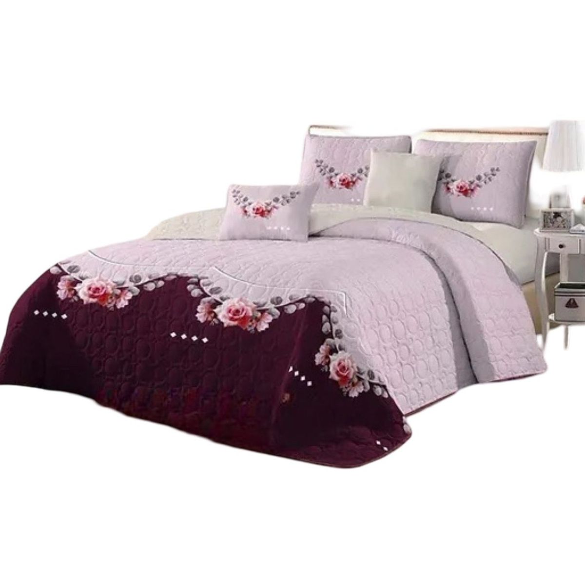 GENERICO - Cubrecama Quilt 2 Plazas Verano - Ligero y Suave E19