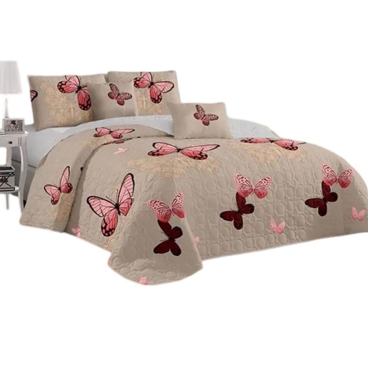 GENERICO - Cubrecama Quilt 2 Plazas Verano - Ligero y Suave E22