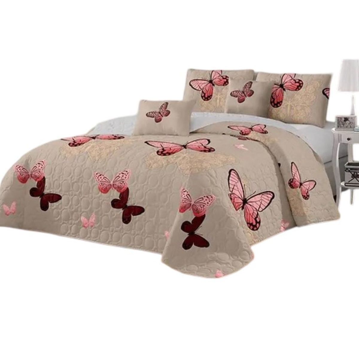 GENERICO - Cubrecama Quilt 2 Plazas Verano - Ligero y Suave E22