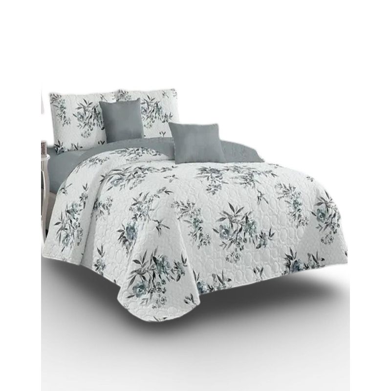 GENERICO - Cubrecama Quilt 2 Plazas - Diseños Primavera Verano E10