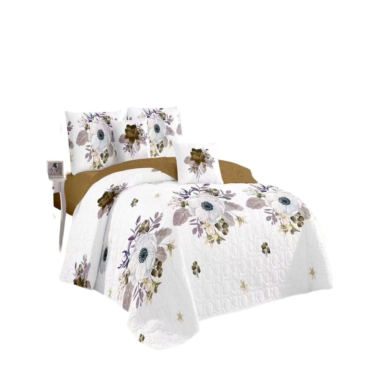 GENERICO - Quilt 2 Plazas Diseño - Cubrecama Primavera Verano A9_.