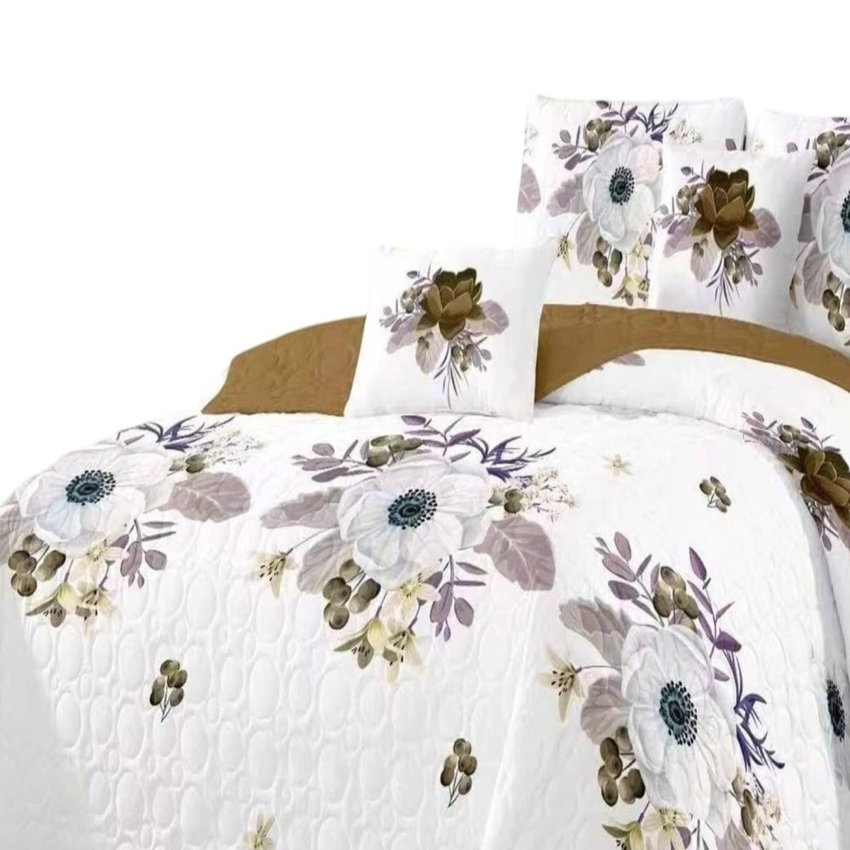 GENERICO - Quilt 2 Plazas Diseño - Cubrecama Primavera Verano A9_.