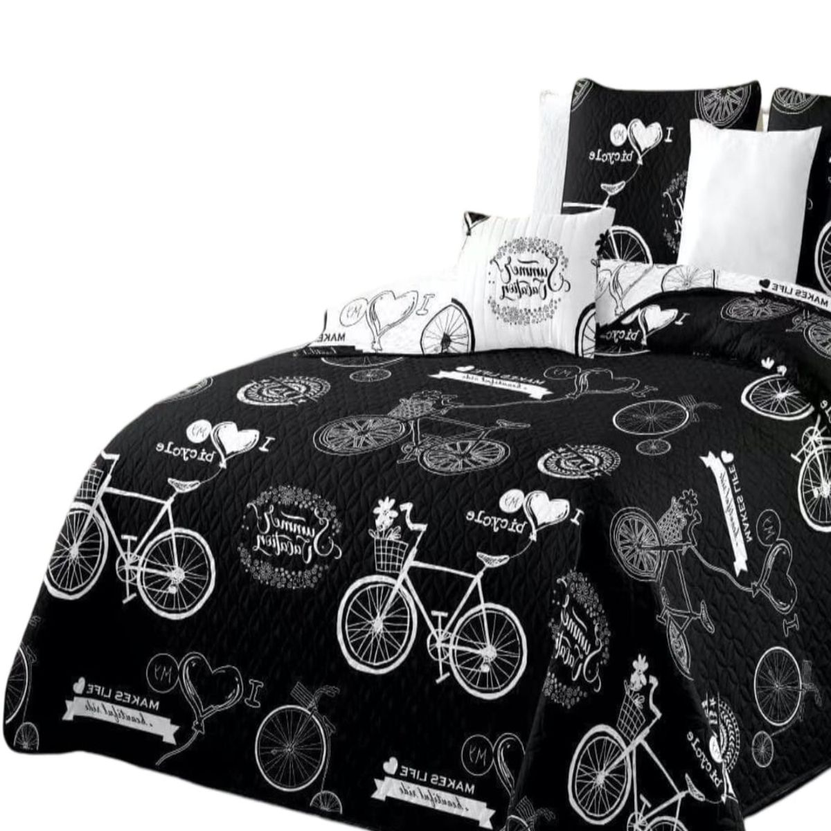 GENERICO - Quilt 2 Plazas Diseño - Cubrecama Primavera Verano C4