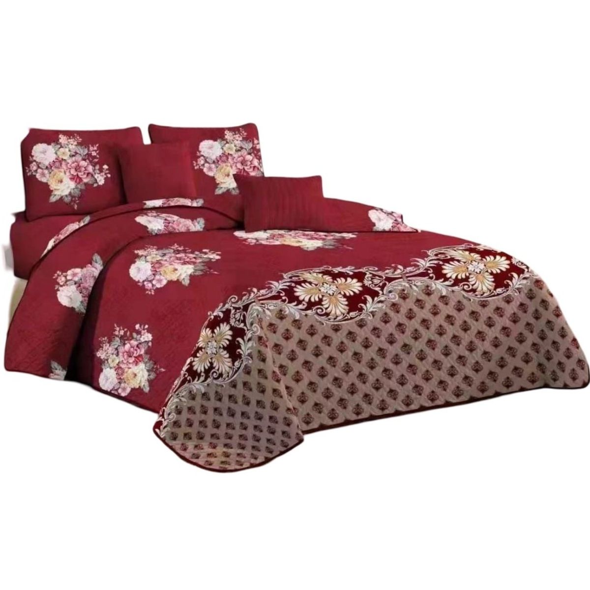 GENERICO - Quilt Reversible de Verano - Diseño Fresco D9