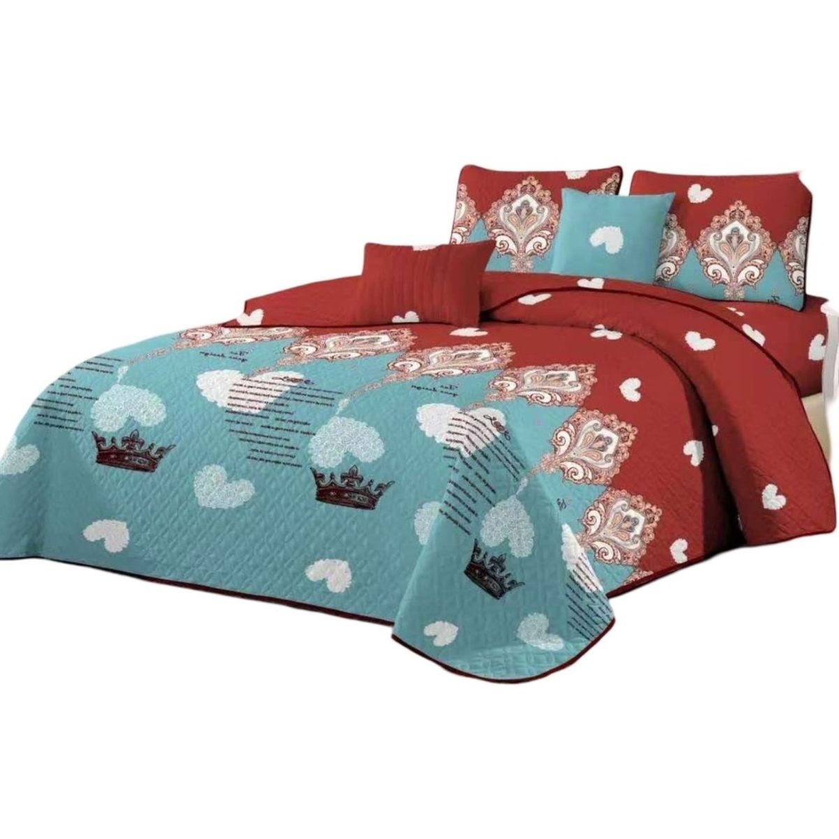 GENERICO - Quilt Reversible de Verano - Diseño Fresco D10