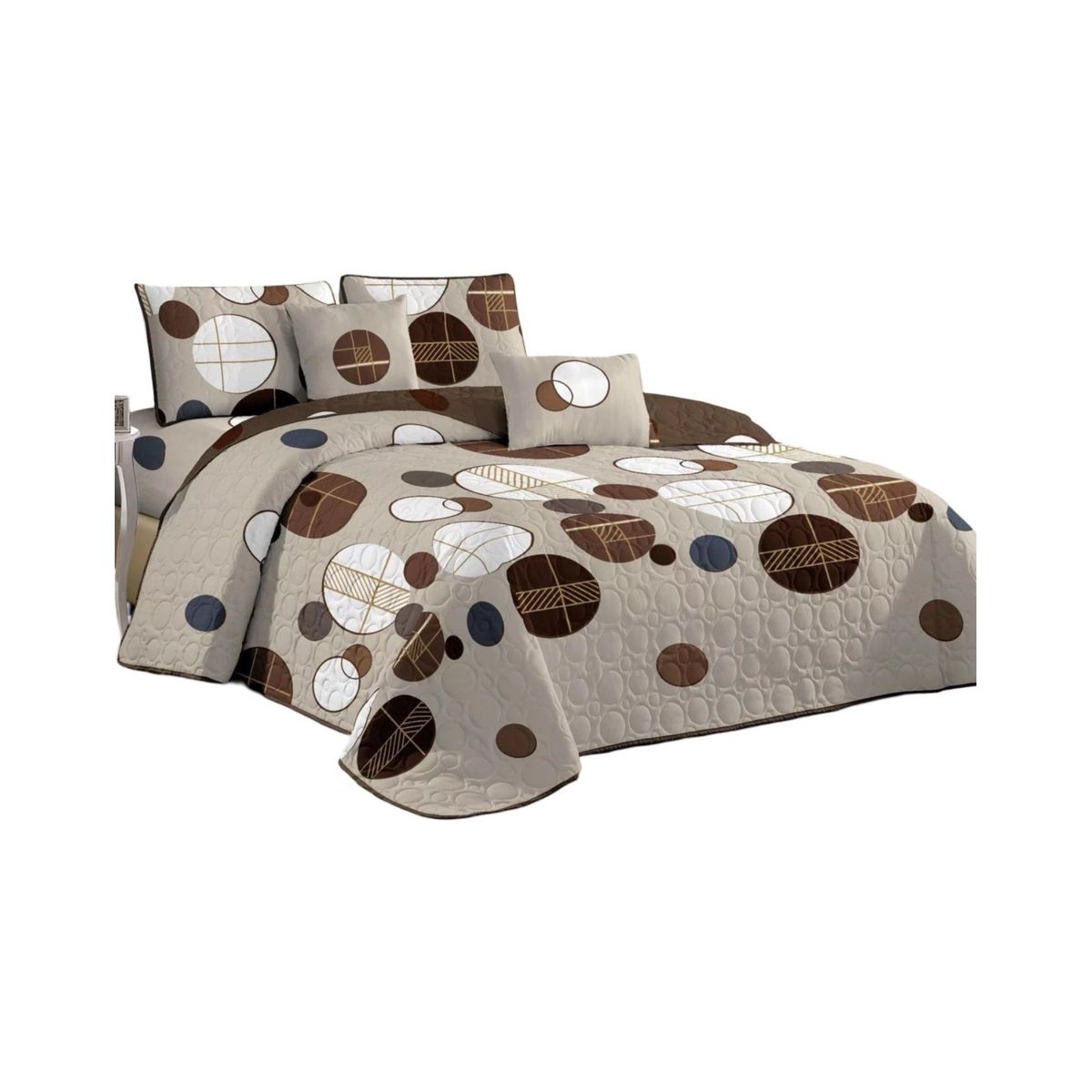GENERICO - Quilt Reversible de Verano - Diseño Fresco D19
