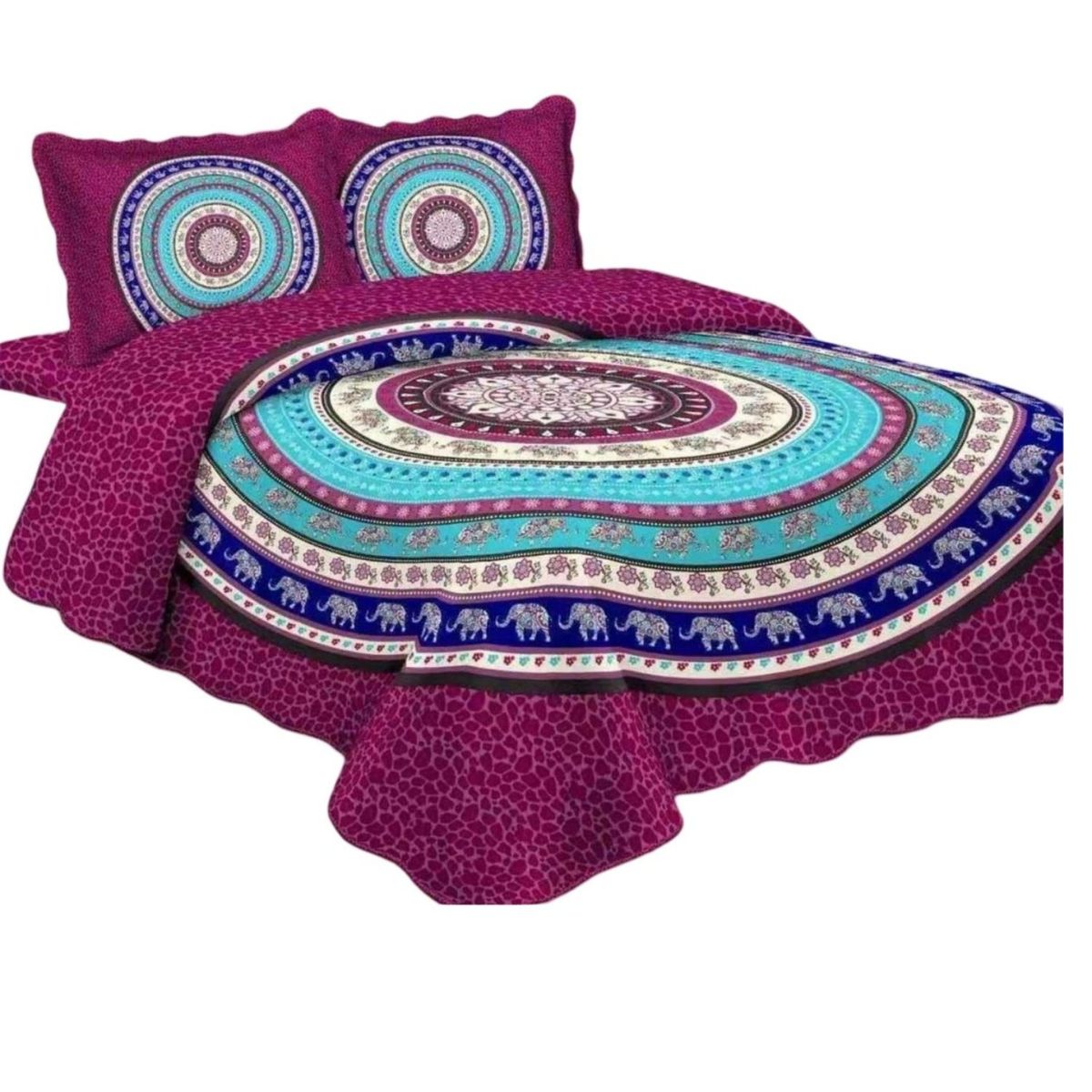 GENERICO - Quilt Reversible de Verano - Diseño Fresco D26