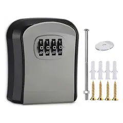 GENERICO - Caja Fuerte Caja De Almacenamiento Para Llave De Pared